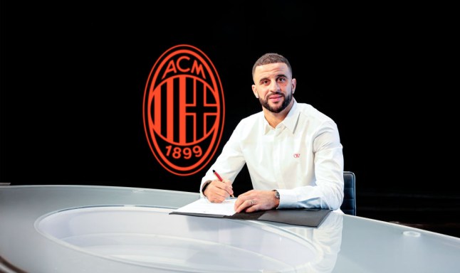AC Milan Unveil New Signing Kyle Walker