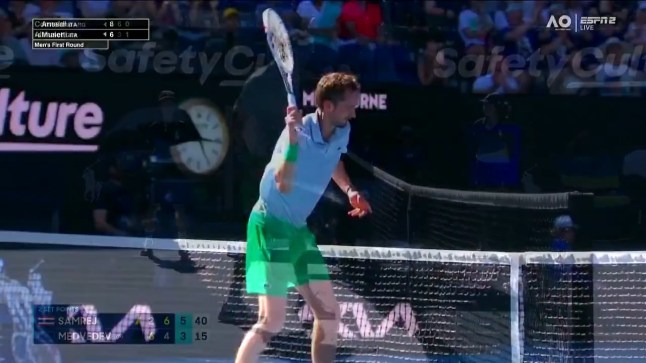 Daniil Medvedev has an epic tantrum at Australian open