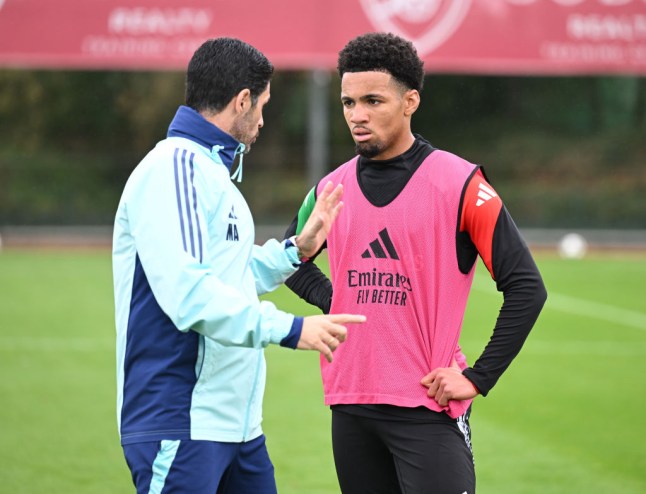 Arsenal FC Training Session And Press Conference - UEFA Champions League 2024/25 League Phase MD2
