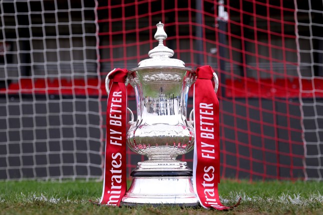 Emirates FA Cup Trophy Visits Kettering Town Football Club