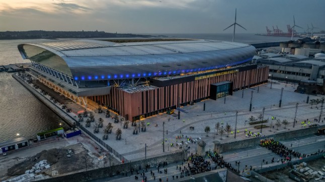 New Everton Stadium Holds First Test Event