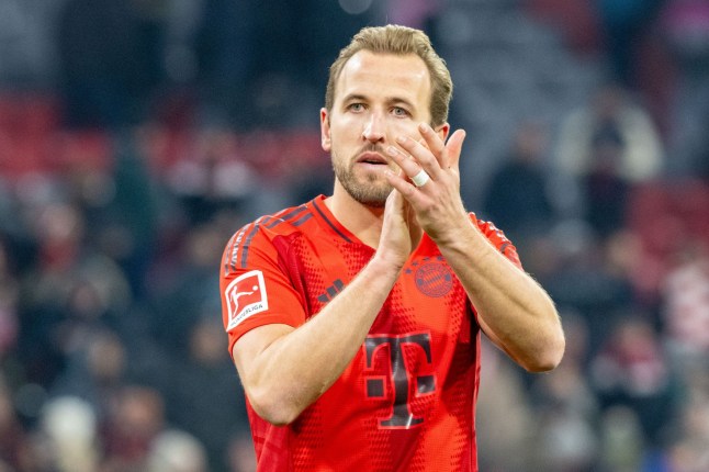 DFB regulations prohibit any use of photographs as image sequences and/or quasi-video Mandatory Credit: Photo by Action Press/Shutterstock (15140512z) Harry Kane #9 (FC Bayern Munich), FC Bayern Munich vs. SV Werder Bremen, Football, Bundesliga, 21st matchday Football 1. FC Bayern Munich vs SV Werder Bremen 3:0, Allianz Arena, Bavaria, Germany - 07 Feb 2025