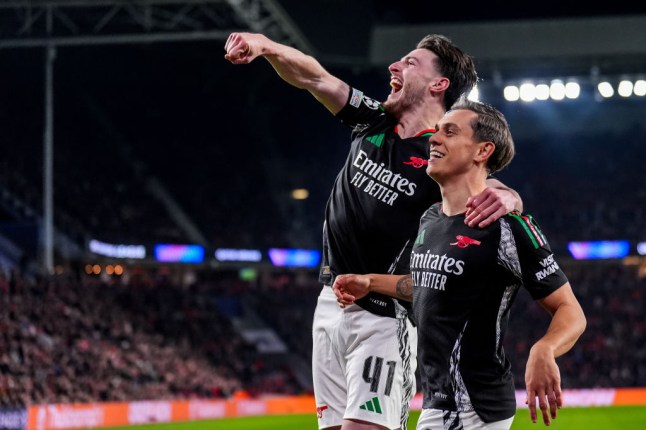 PSV Eindhoven v Arsenal FC - UEFA Champions League 2024/25 Round of 16 First Leg