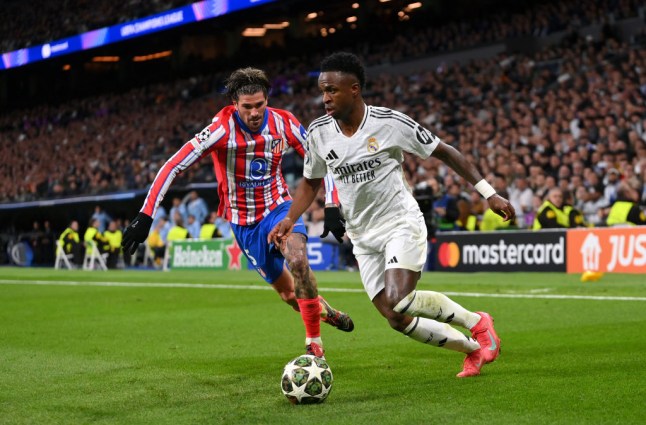 Real Madrid C.F. v Atletico de Madrid - UEFA Champions League 2024/25 Round of 16 First Leg