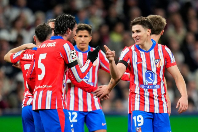 Real Madrid C.F. v Atletico de Madrid - UEFA Champions League 2024/25 Round of 16 First Leg