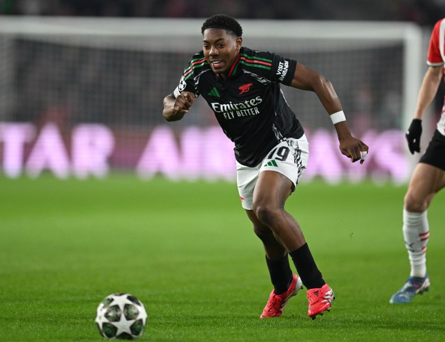 PSV Eindhoven v Arsenal FC - UEFA Champions League 2024/25 Round of 16 First Leg