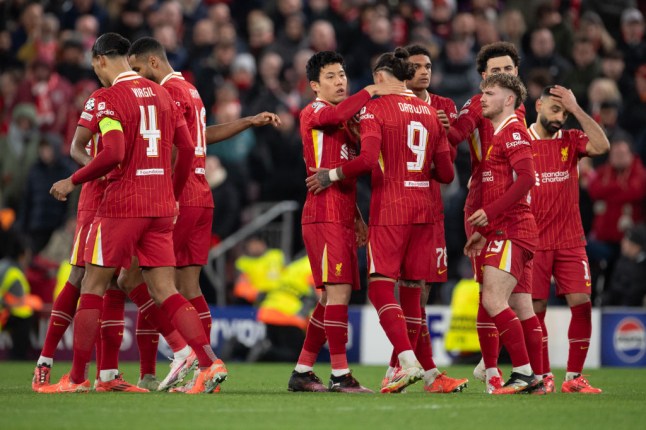 Liverpool FC v Paris Saint-Germain - UEFA Champions League 2024/25 Round of 16 Second Leg