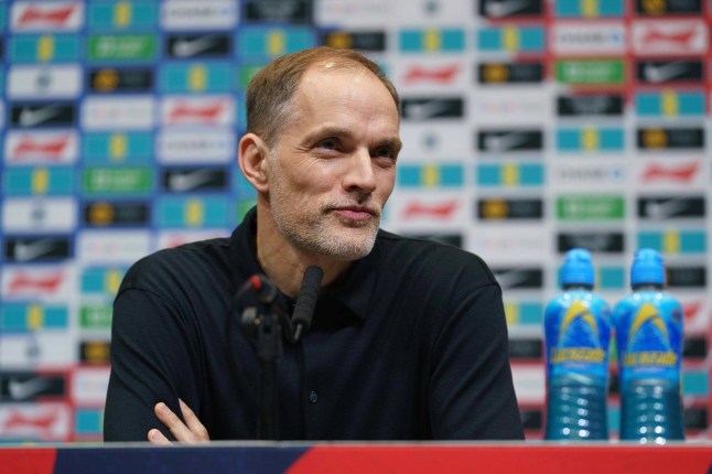 Thomas Tuchel Media Conference Thomas Tuchel, Manager of England during the Thomas Tuchel Media Conference at Wembley Stadium, London, England, United Kingdom on 14 March 2025, Credit:IMAGO / Avalon